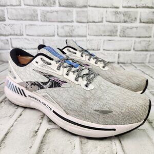Brooks Adrenaline GTS 23 Women's Sz 13 B White Orchid Athletic Running Sneakers